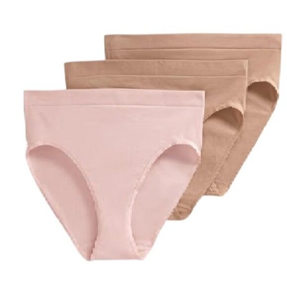 Jockey 3 Pk Seamfree Hi Cut Panties XXL (1123) - Picture 1 of 7